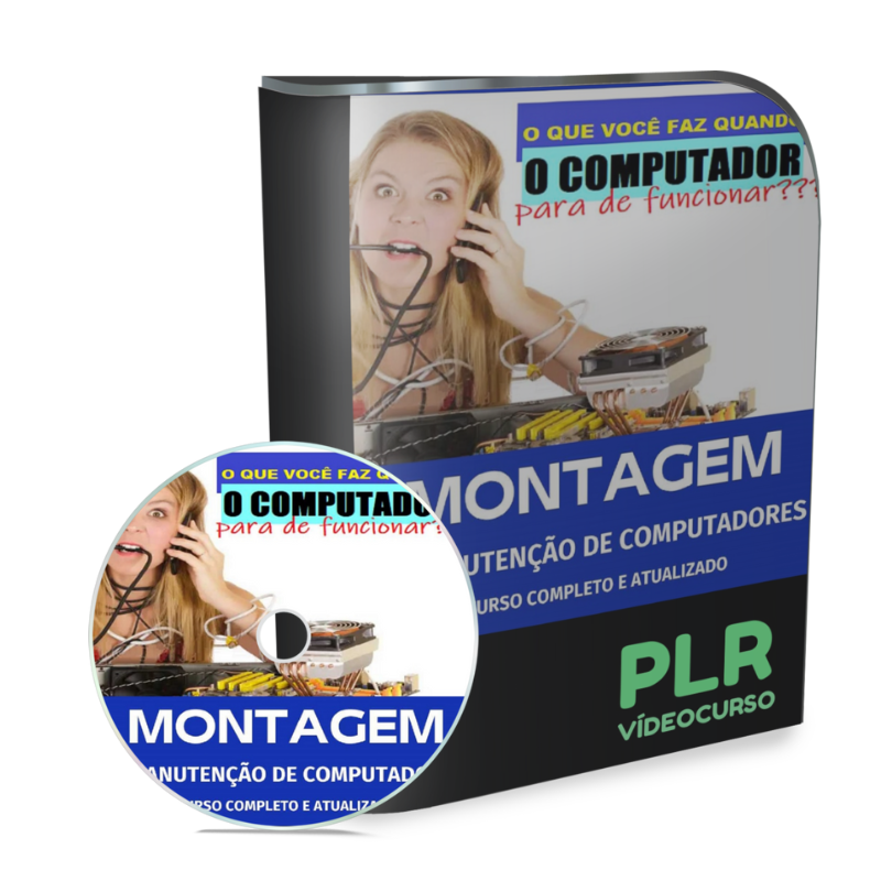 Montagem de Computadores PLR - Vídeo Curso Exclusivo